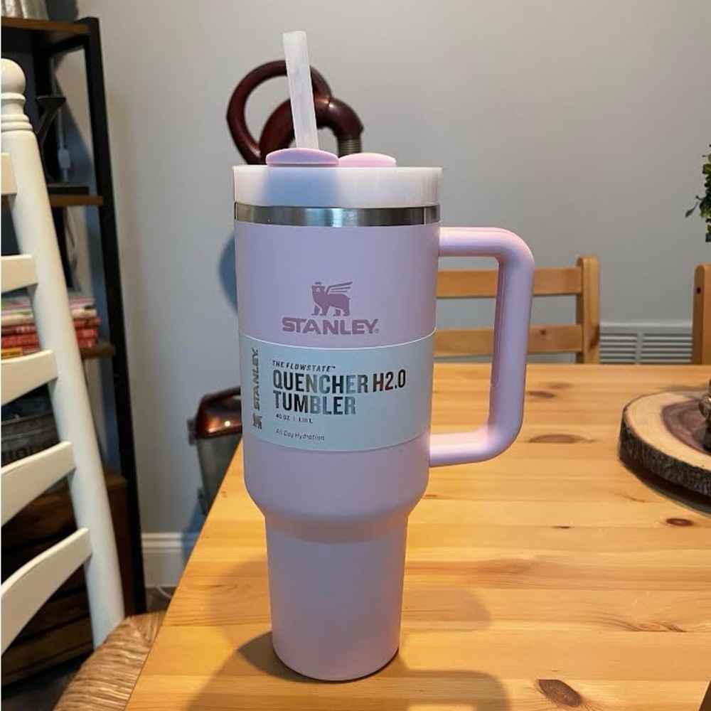New Stanley Barbie Pink Dusk Stanley 40oz Stainless Steel Quencher Tumbler Cup